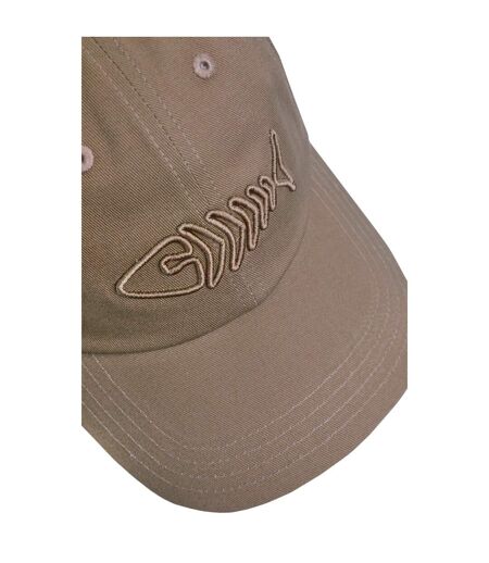 Bude logo twill baseball cap stone Weird Fish