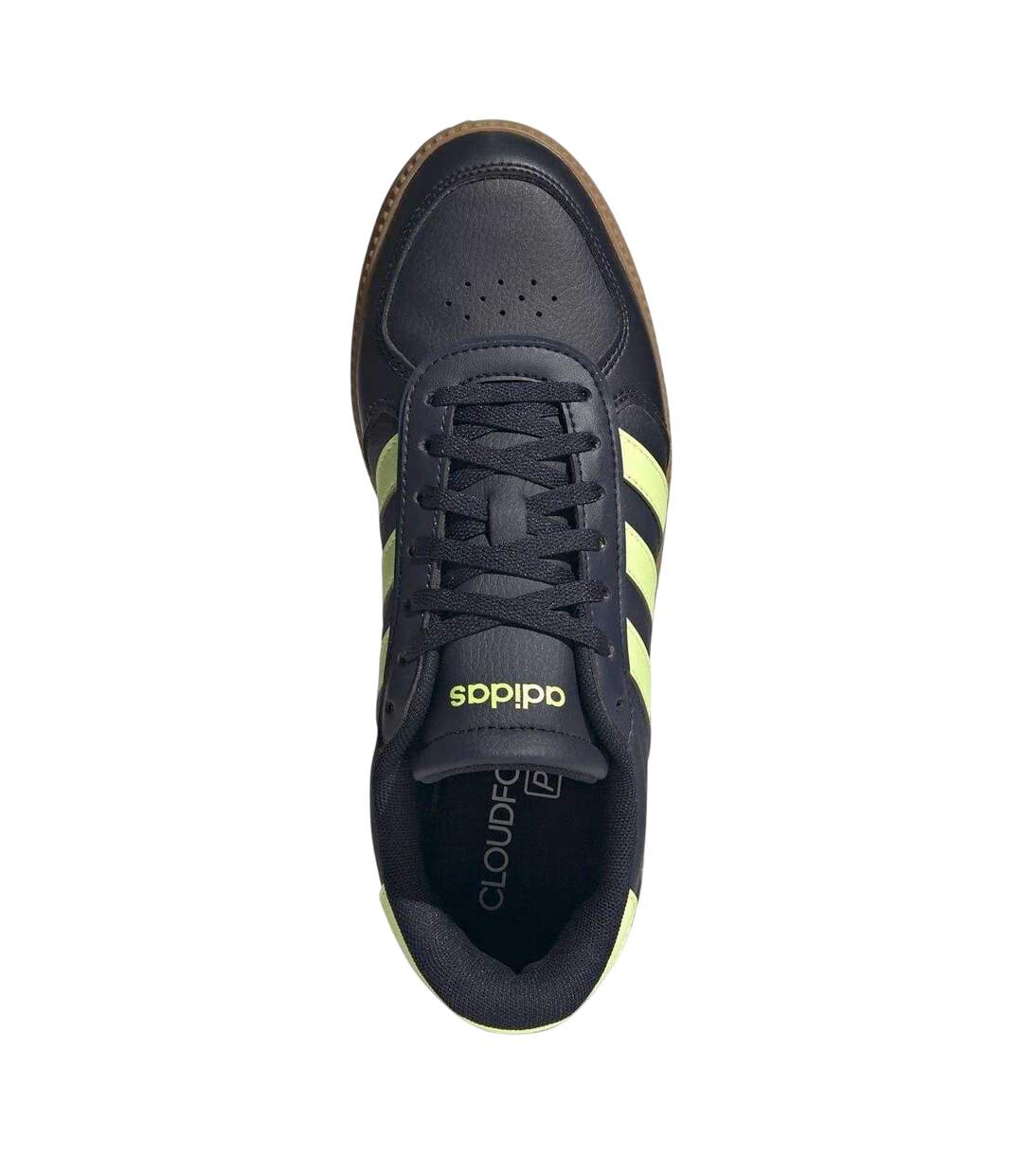 Womens/ladies Breaknet Trainers Ink Yellow Adidas-4