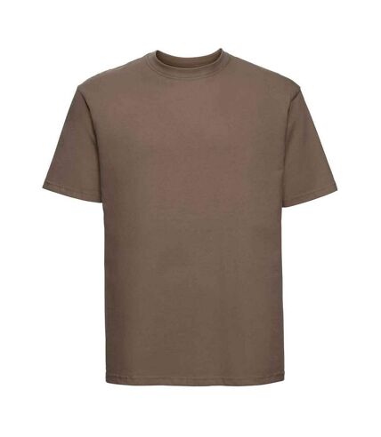 Russell Mens Ringspun Cotton Classic T-Shirt (Mocha) - UTPC5341