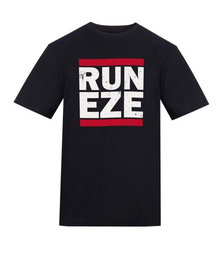 T-shirt Run Eze Homme Noir AWD