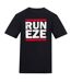 T-shirt Run Eze Homme Noir AWD-1