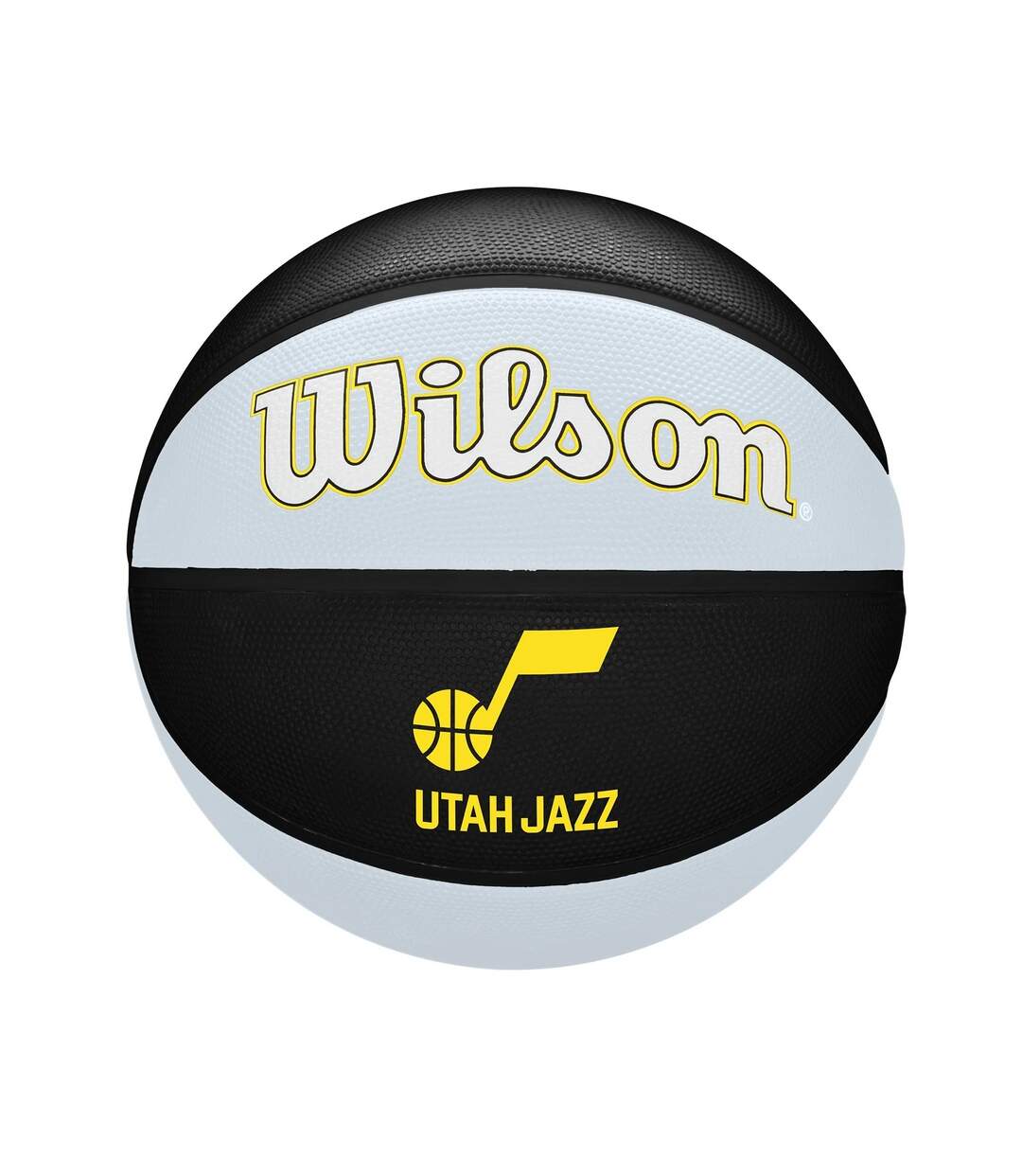 Ballon De Basket Motif/style Nba Team Tribute Utah Jazz Taille 7 Blanc Noir Wilson-1