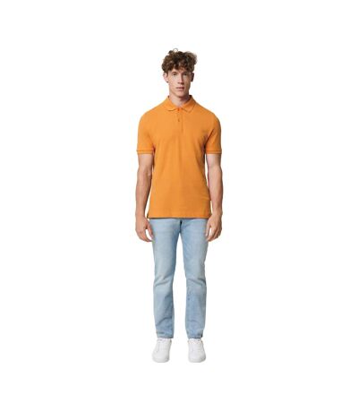Mens Yosemite Pique Polo Shirt Sundial Orange Iqoniq