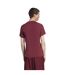 Mens Cali Jersey Crew Neck Raglan T-shirt Dark Red Adidas-3