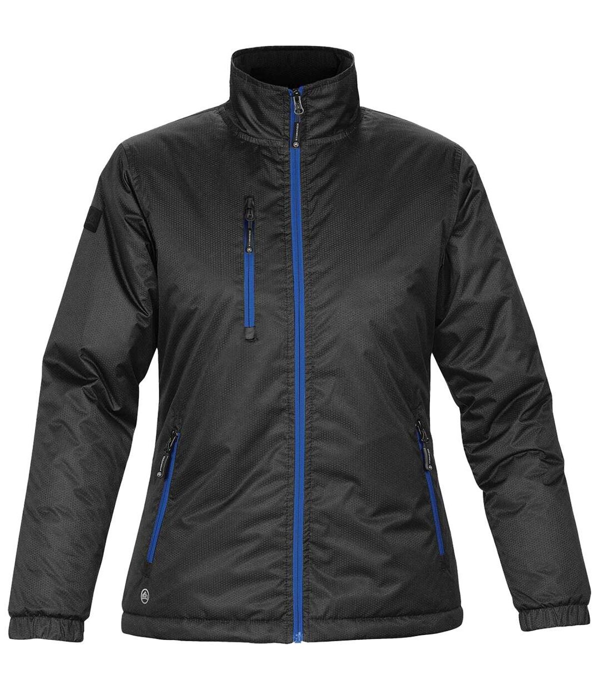 Stormtech Ladies/Womens Axis Water Resistant Jacket (Black/Royal) - UTBC2080