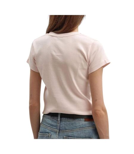 T-Shirt rose pale femme pepe jeans pl506037