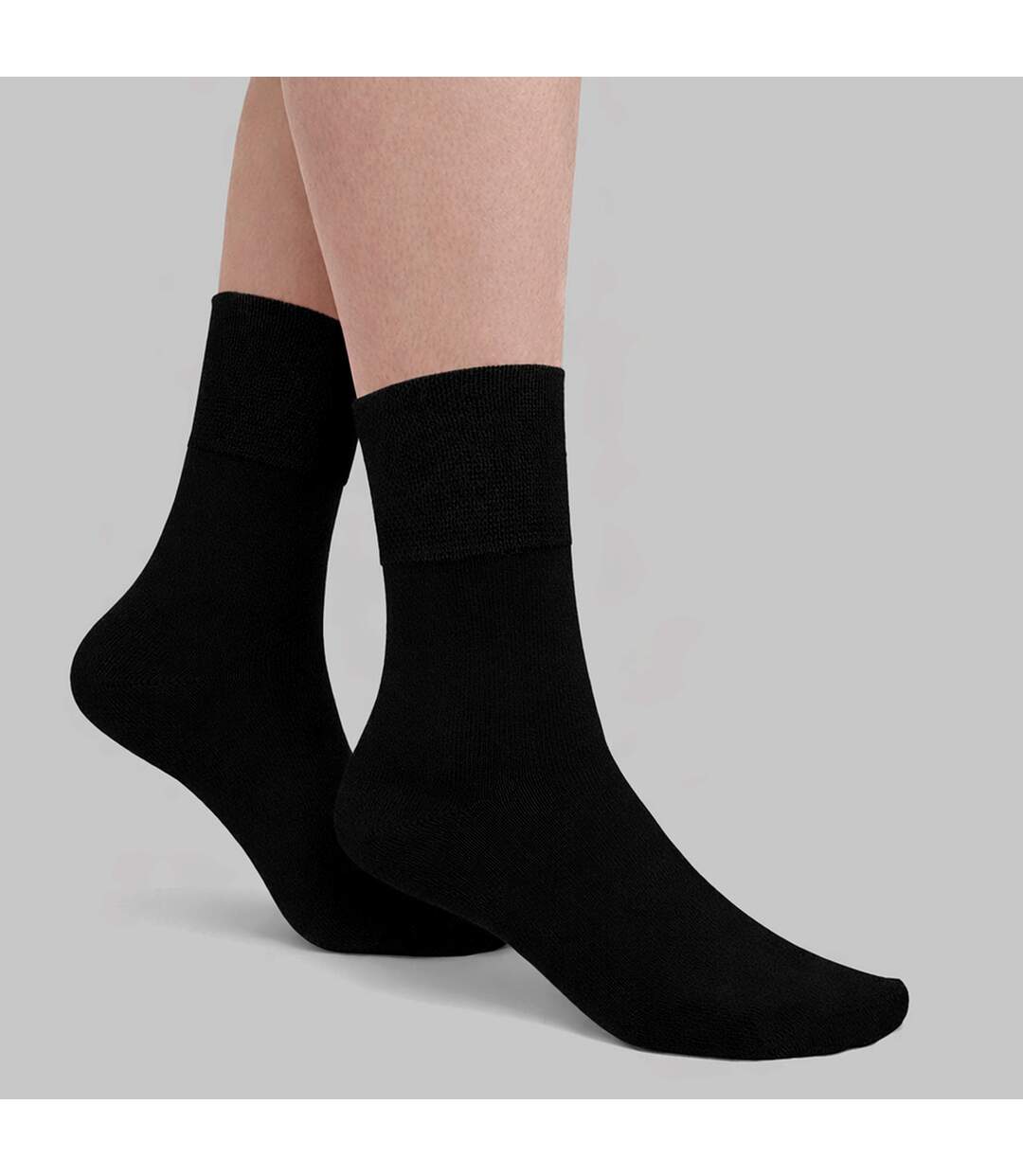 12 Pairs Ladies Bamboo Diabetic Socks | Soft Non Binding Comfort Socks-4