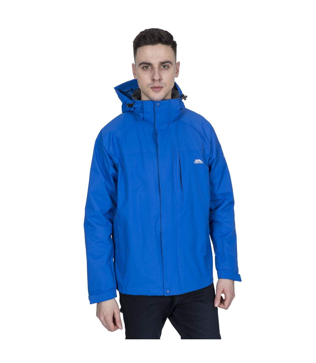 Trespass Mens Edwards II Waterproof Jacket (Blue) - UTTP4118