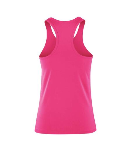 Spiro Womens/Ladies Softex Stretch Fitness Sleeveless Vest Top (Candy) - UTRW5170