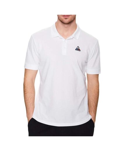 Polo Blanc Homme Le Coq Sportif New Optical - XL