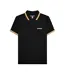 Polo Homme Noir Beige Gris Marron Clair Orange Lambretta-2