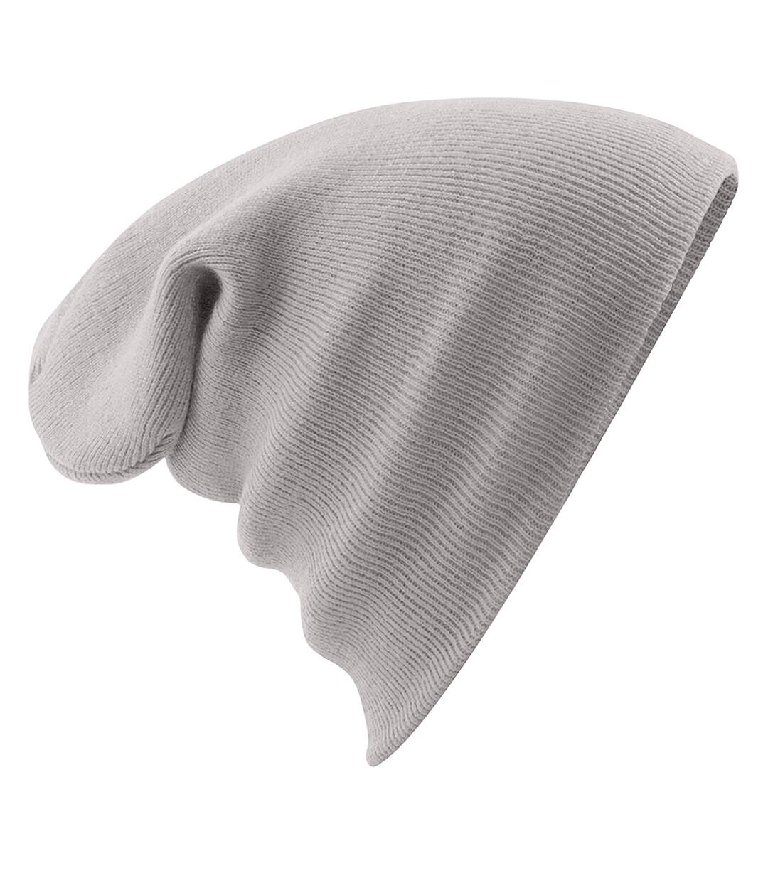 Soft feel knitted winter hat ash grey Beechfield-2