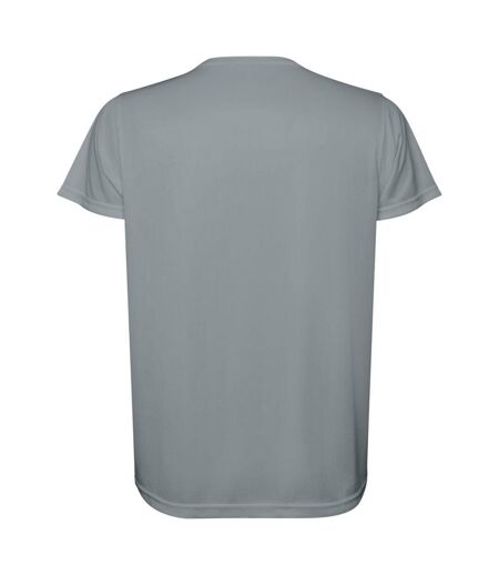 Mens estoril short-sleeved t-shirt grey Roly