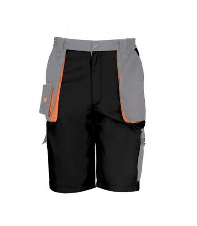 Result Work-Guard Mens Lite Shorts (Black/Grey) - UTPC3332