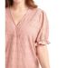 T-shirt cache-coeur blousant broderie-4