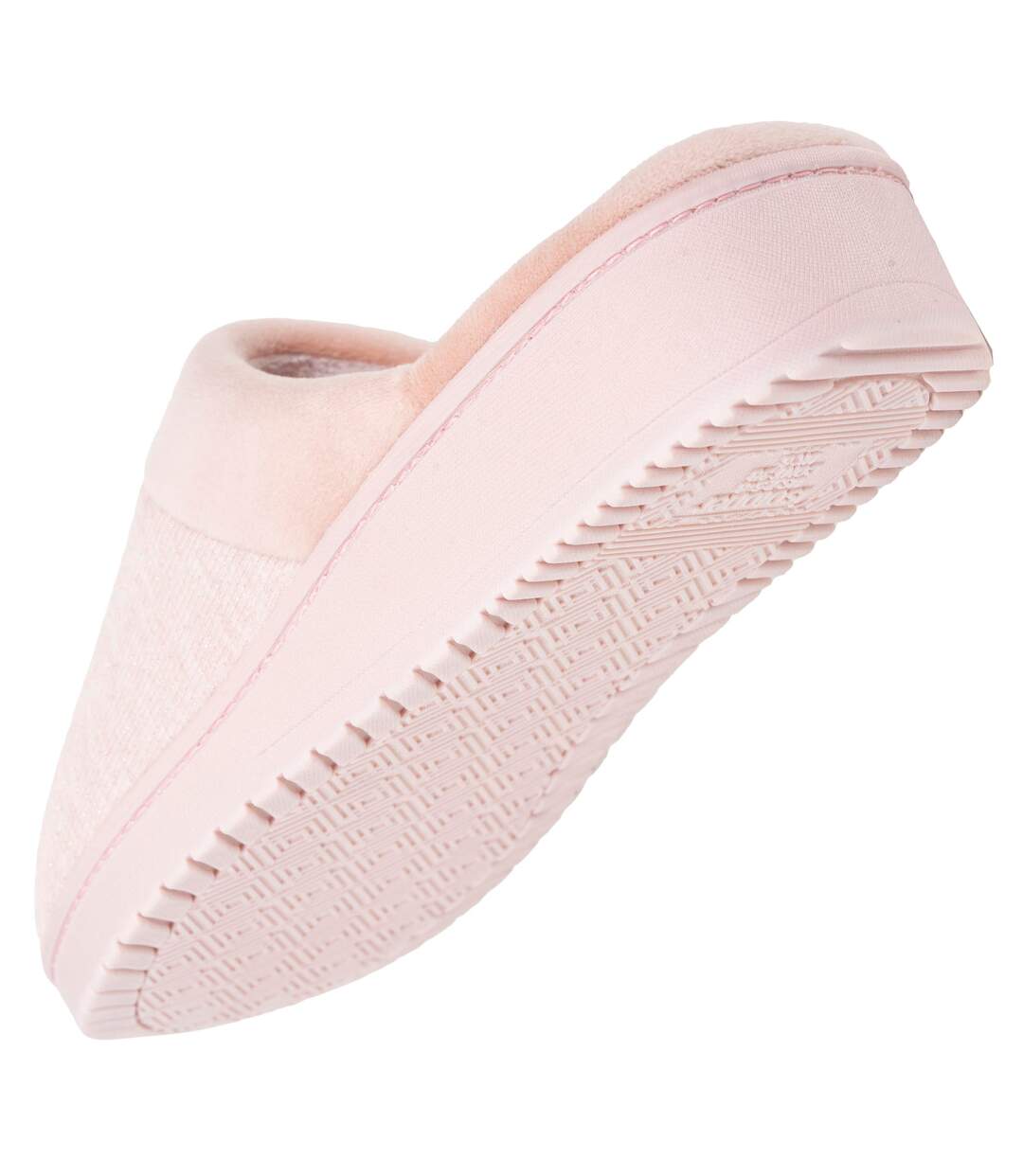 Isotoner Chaussons Mules femme jersey mousse à mémoire forme talon 3,7 cm-5