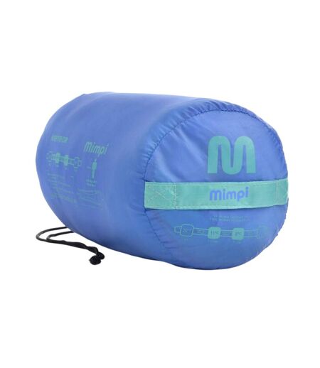 Childrens/kids Mimpi Mummy Sleeping Bag One Size Blue Green Meteor