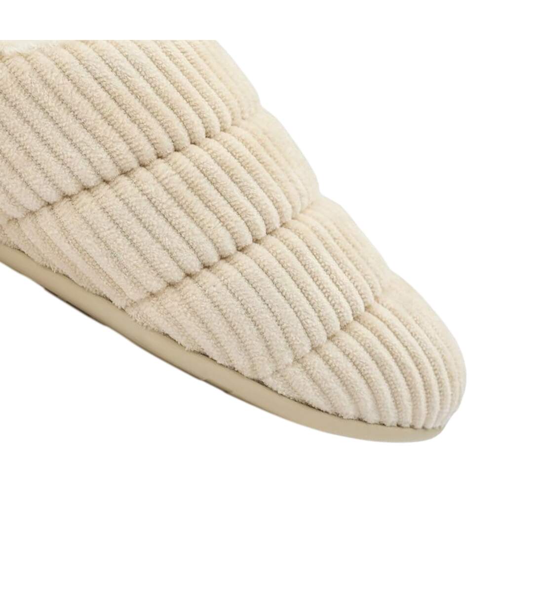 Chaussons Chrissie Femme Blanc Cassé FitFlop-4