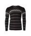 Pull Noir Homme Paname Brothers 2549 - S-1