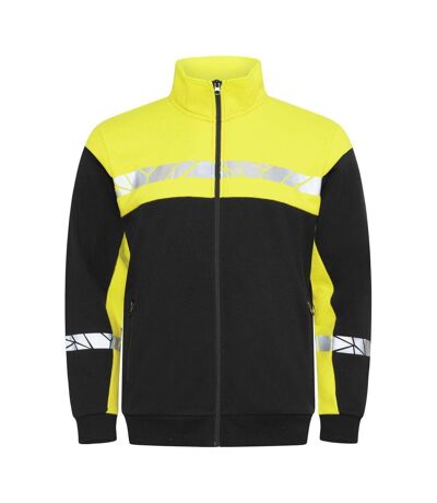 Sweat Progression Homme Noir Jaune Projob