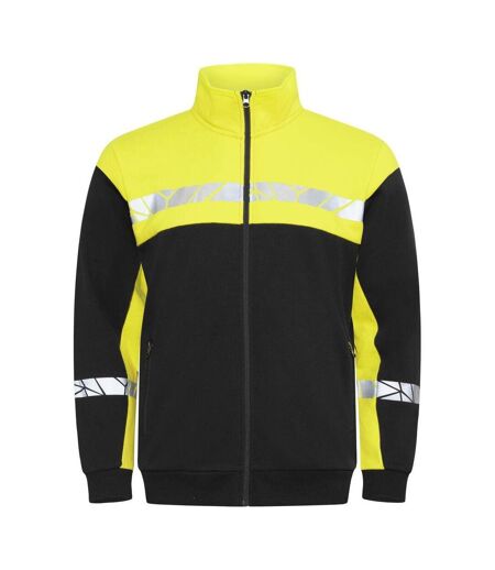 Sweat Progression Homme Noir Jaune Projob
