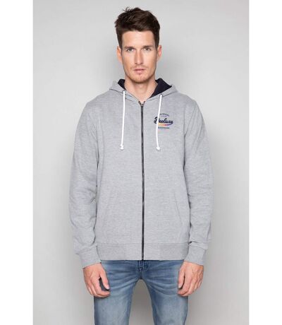 Sweat zippé à logo OSKARI Navy