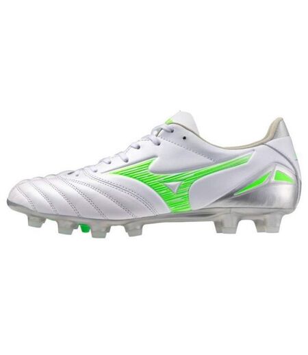 Chaussures De Foot Pour Terrain Ferme Morelia Neo Pro Homme Blanc Vert Mizuno