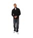 Mens Cable Knit Regular Jumper Black Threadbare-1