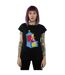 Disney T-shirt en coton Donald Duck King Donald pour femmes/femmes (Noir) - UTBI32205-2