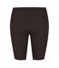 Womens/ladies Ribbed Cycling Shorts Off Black Fear Of God Essentials-3