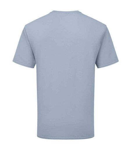 T-shirt unisexe en coton pour adultes bleu minéral Fruit of the Loom