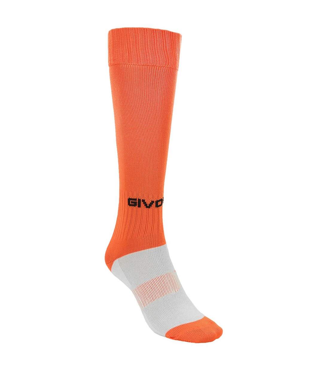 Chaussettes Motif/style Foot Adulte Orange Fluo Givova-1