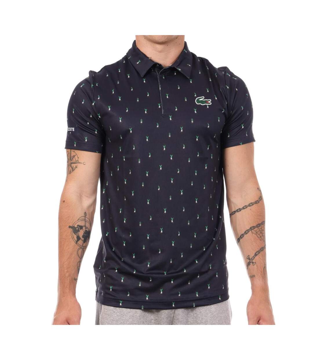 Polo marine homme lacoste dh5348-1
