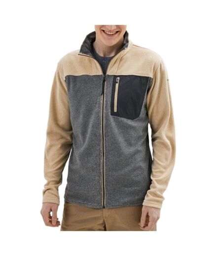 Veste zippée beige/grise homme icepeack maxwell