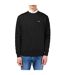 Mens Fleece Lined Sweatshirt Black Tommy Jeans-1