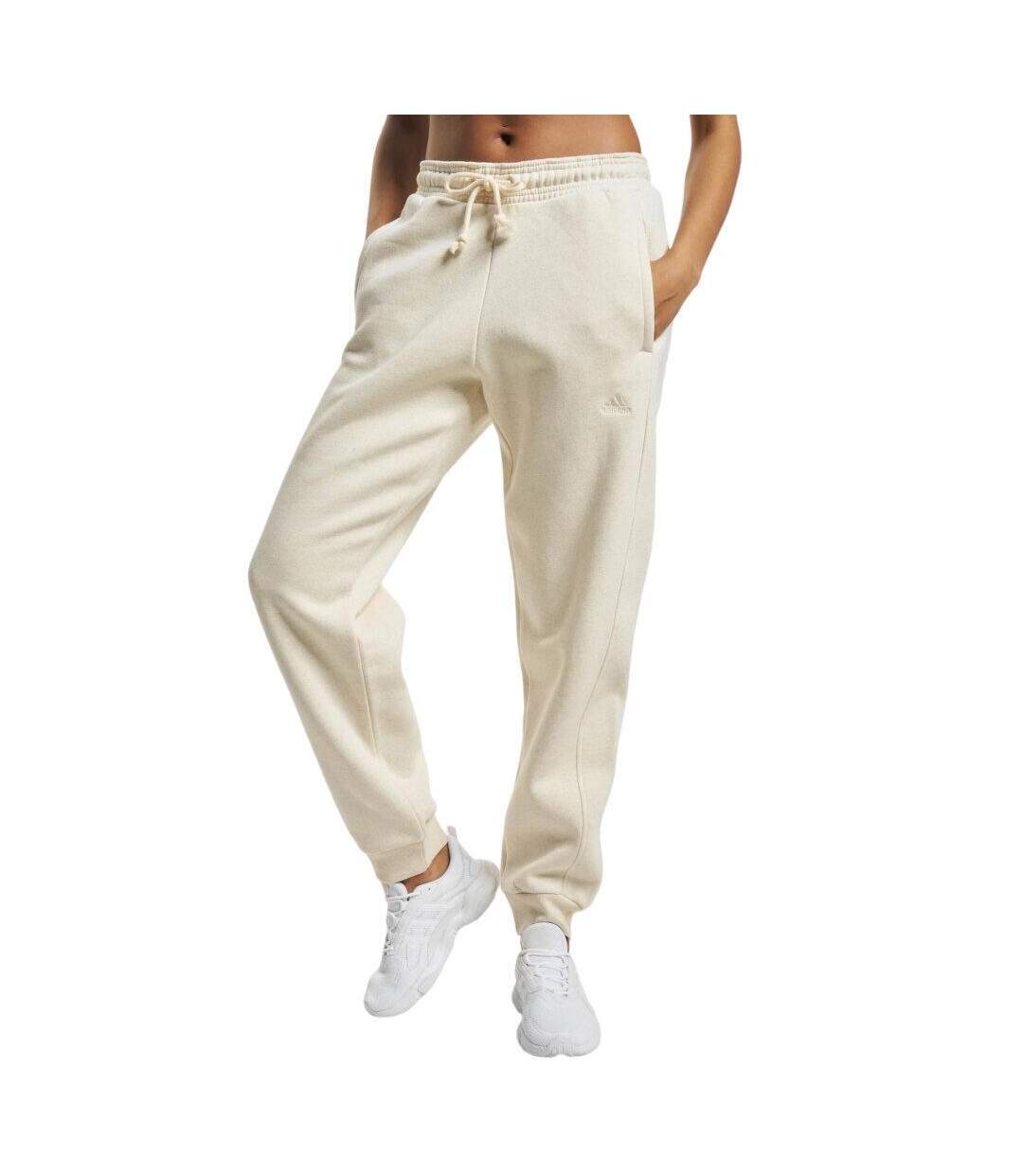 Jogging beige femme adidas ic6460-1