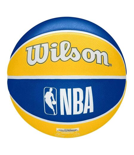 Ballon de basket golden state warriors taille 7 jaune / bleu Wilson