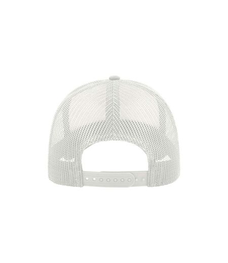 Casquette style trucker rapper mixte blanc Atlantis