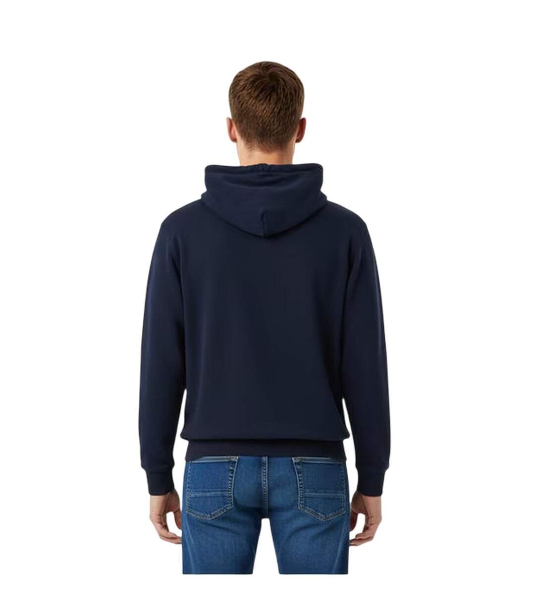 Mens Logo Overhead Hoodie Navy Blue Tommy Jeans-4