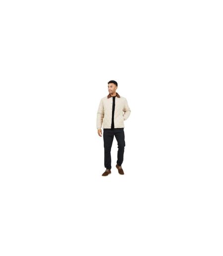Doudoune D´entraîneur Motif/style Matelassé Homme Beige Gris Brave Soul
