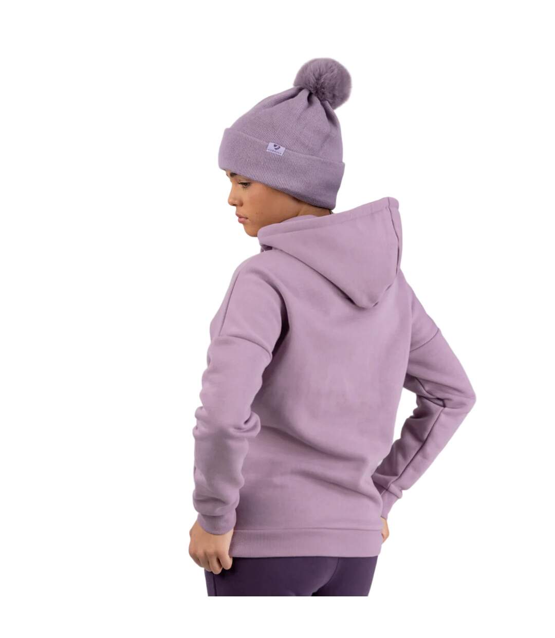 Womens/ladies serene hoodie mauve Aubrion-2