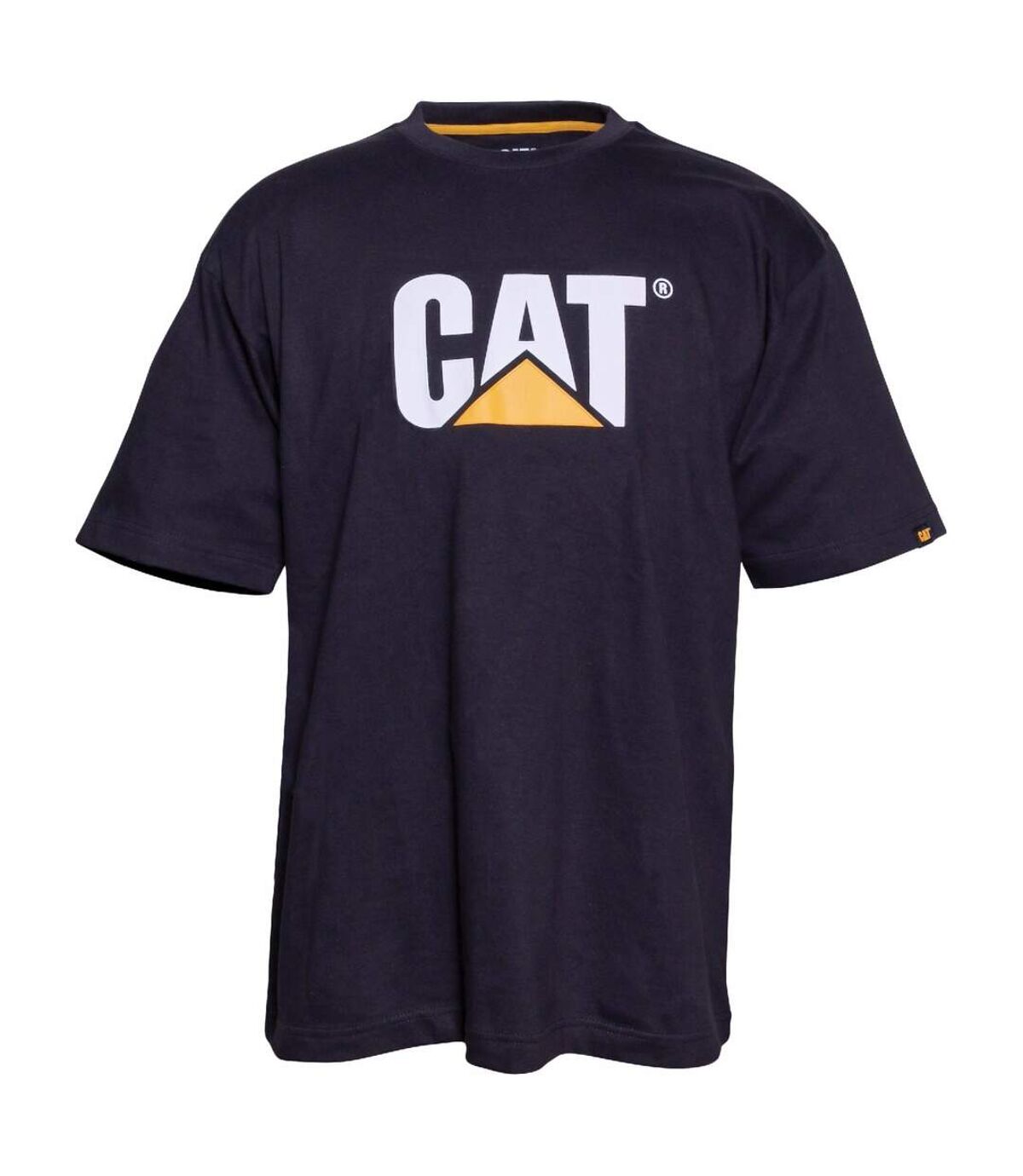 Caterpillar Mens TM Logo Short Sleeve T-Shirt (Black) - UTFS4251