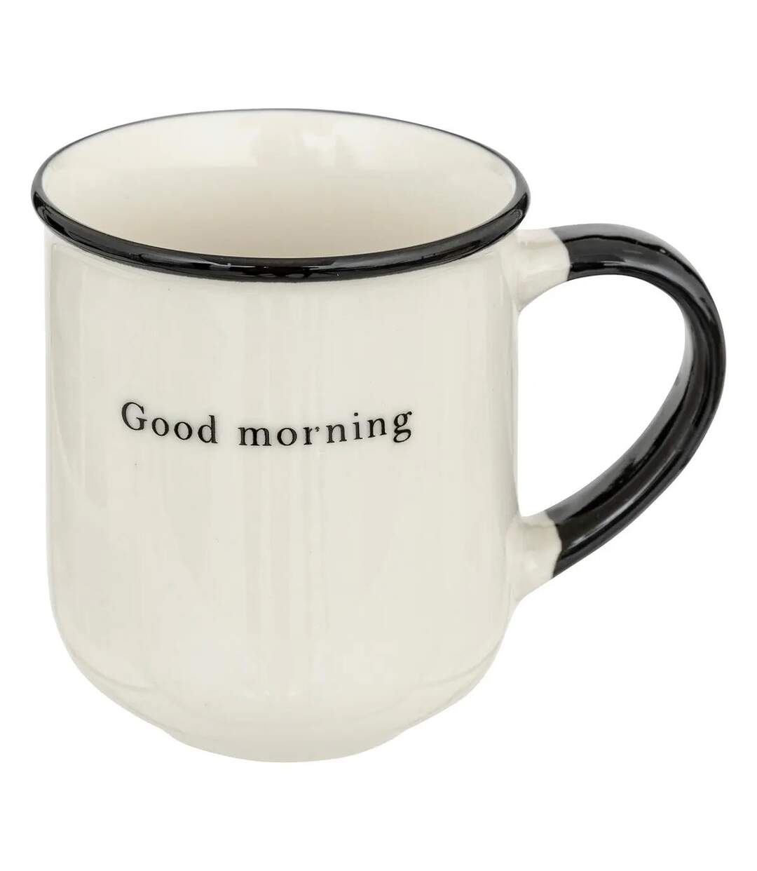 Lot de 4 Mugs sur Rack Alix 20cl Blanc & Noir-2