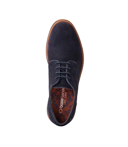 Mens mawley suede derby shoes navy Base London