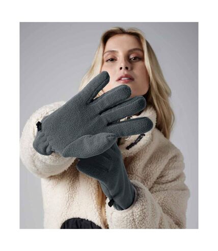 Beechfield Recycled Fleece Gloves (Steel Grey)