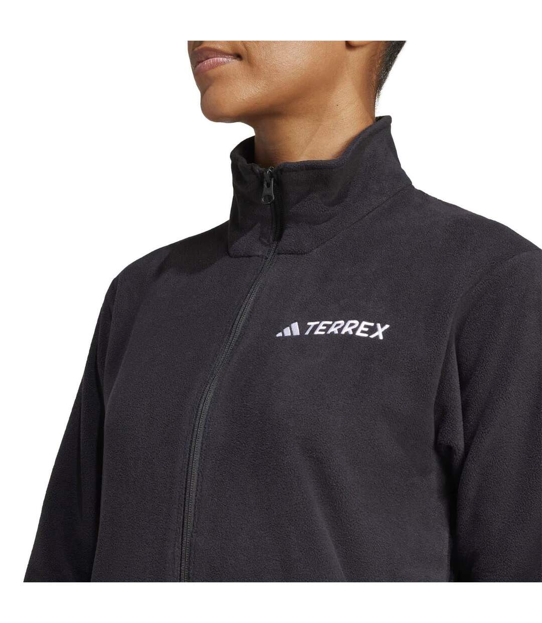 Womens/ladies Xperior Softshell Fleece Jacket Black Adidas-4