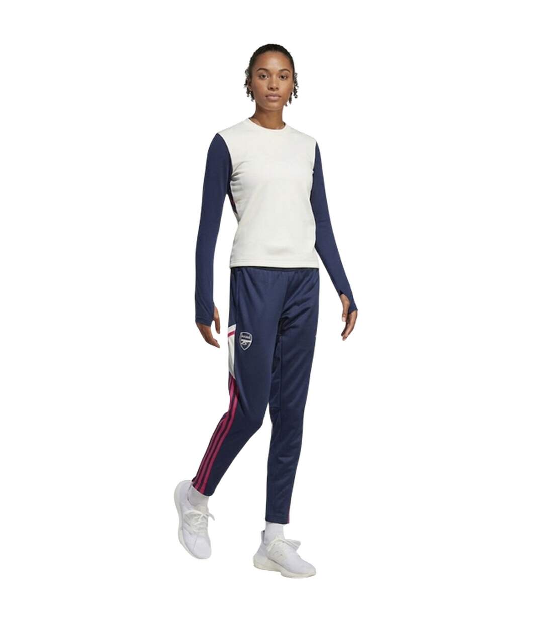 Pantalon De Survêtement Motif/style Arsenal Fc Femme Bleu Marine Adidas-1