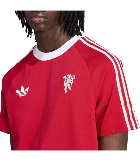 T-shirt Motif/style Manchester United Fc Originals Homme Rouge Blanc Adidas