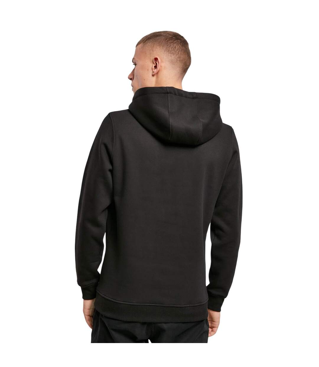 Sweat À Capuche Homme Noir Build Your Brand-3