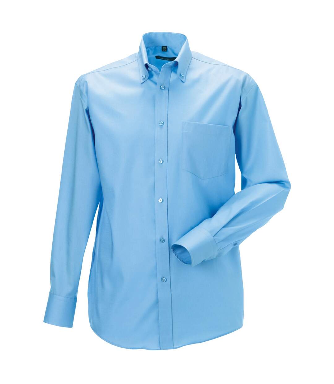 Chemise À Manches Longues Sans Repassage Homme Bleu Pâle Russell-2